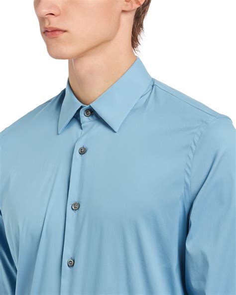 prada poplin stretch puff short sleeve shirt original price|Prada Stretch Poplin Shirt .